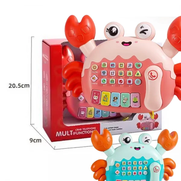 Đồ chơi điện thoại hình cua dễ thương phát nhạc LH16881760 C509