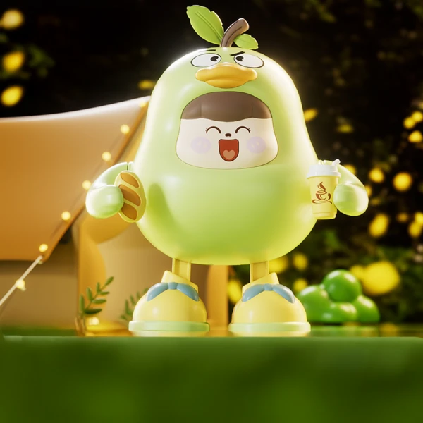 Đồ chơi quả lê phát nhạc đèn nhảy múa vui nhộn LH16881769 C509 (Xanh lá)