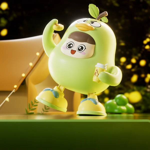 Đồ chơi quả lê phát nhạc đèn nhảy múa vui nhộn LH16881769 C509 (Xanh lá)