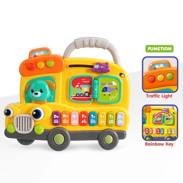 Đồ chơi xe buýt cao cấp phát nhạc đèn LH16881763 C509