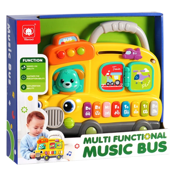 Đồ chơi xe buýt cao cấp phát nhạc đèn LH16881763 C509