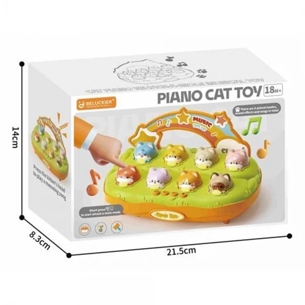 Đàn piano mèo dễ thương có phát nhạc JS068710 C509