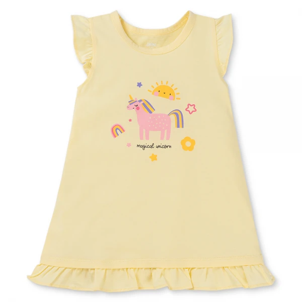 Đầm bé gái Animo Easy TX1225047 (1-4Y, Vàng, TT02)