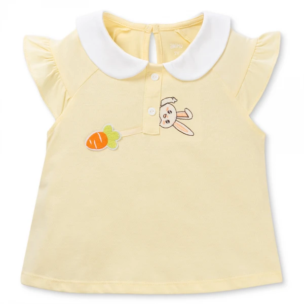 Bộ bé gái ngắn Animo TX1225043 (1-6Y, Vàng-nâu, TT01)