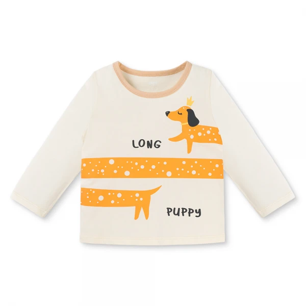 Bộ bé gái dài Animo Easy TX0126048 (1-4Y, Kem-be, TT02)