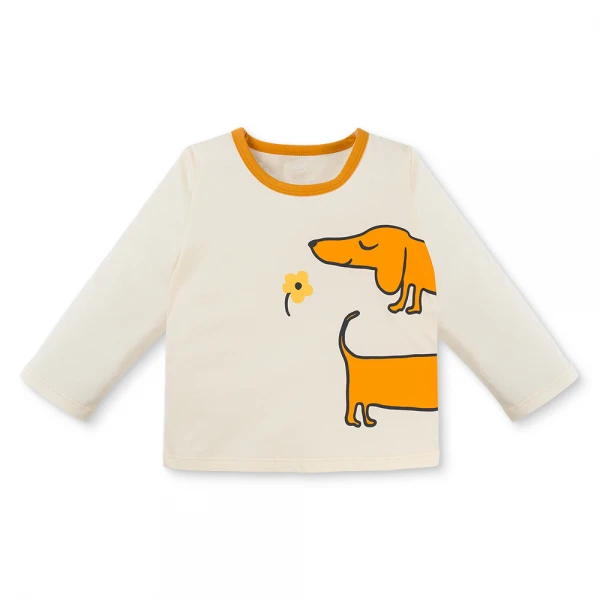 Bộ bé gái dài Animo Easy TX0126049 (1-4Y, Kem-Vàng, TT02)