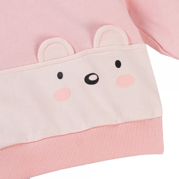 Bộ đông bé gái dài Animo ST0825006 (1-4Y, Hồng, NN02)