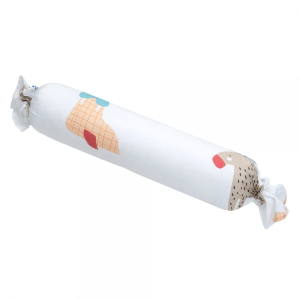 Gối ôm lớn vải Tencel hình kẹo Animo B2510_HV001 (13x50cm, Trắng)