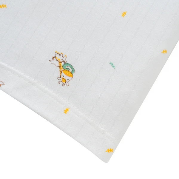 Set 2 bộ kháng khuẩn modal dài Animo BMC1125064 (0-24M, Trắng-xanh mint nhạt, NN06)