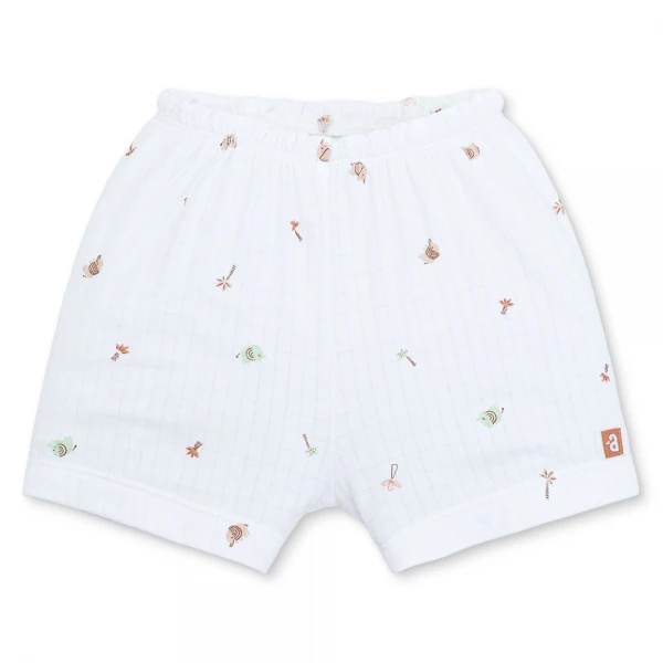 Set 2 bộ rayon chống muỗi ngắn Animo VD1125036 (0-24M, Trắng-xanh lá nhạt, NN06)