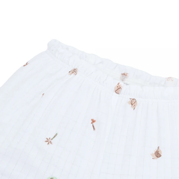 Set 2 bộ rayon chống muỗi ngắn Animo VD1125036 (0-24M, Trắng-xanh lá nhạt, NN06)