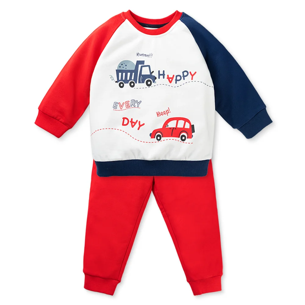 Bộ đông bé trai dài Animo ST0825012 (1-4Y, Trắng-đỏ, TT02)