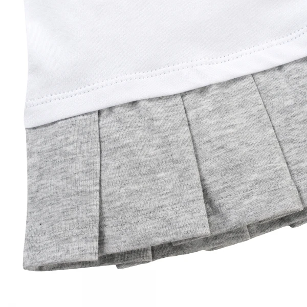 Đầm polo bé gái Animo LU1225035 (1-6Y, Trắng-xám, NN01)