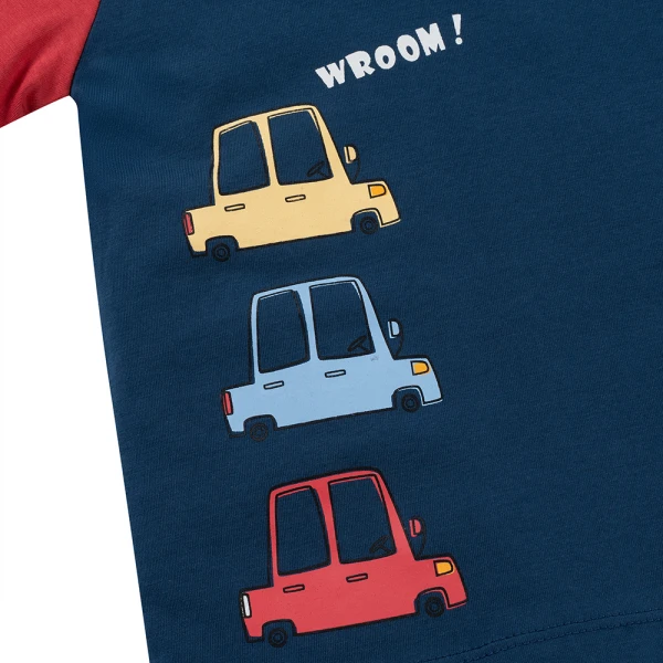 Bộ bé trai ngắn Animo Easy HN0426016 (1-4Y, Dương-kem)