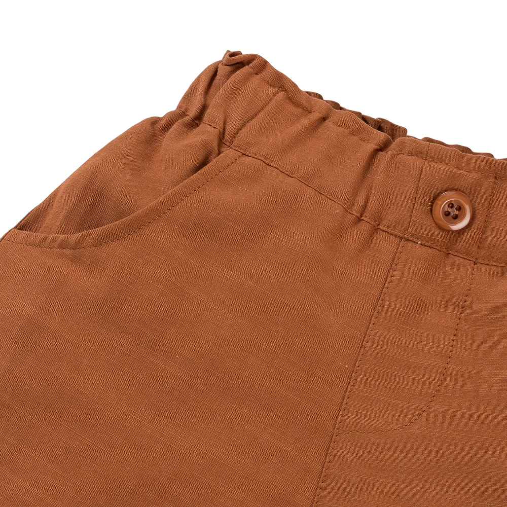 Bộ ngắn bé gái Animo LU1225037 (1-6Y, Kem-Nâu, TT02)