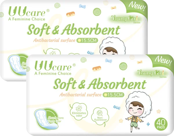 Combo 2 BVS UUCare hàng ngày Young Girl 15cm (40 miếng)