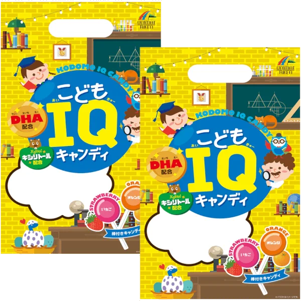 Combo 2 Kẹo mút IQ Unimat Riken bổ sung DHA cho bé