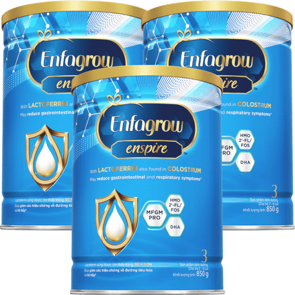 Combo 3 Sữa Enfagrow Enspire 3 850g (2-6 tuổi)
