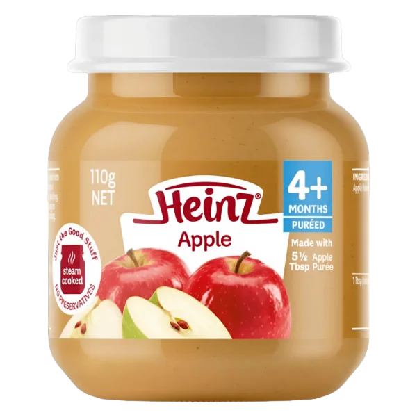 Táo nghiền cho trẻ từ 4 tháng tuổi - Heinz Apple * giao ngẫu nhiên
