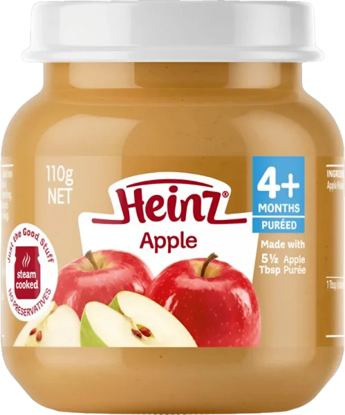 Táo nghiền cho trẻ từ 4 tháng tuổi - Heinz Apple * giao ngẫu nhiên