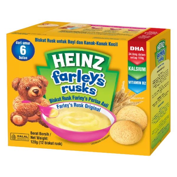 Bánh Qui Dành Cho Trẻ Em Heinz Farley Original 120g * giao bao bì ngẫu nhiên