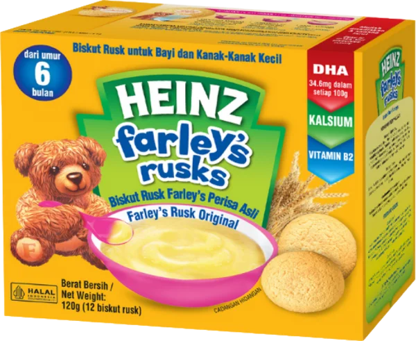 Bánh Qui Dành Cho Trẻ Em Heinz Farley Original 120g * giao bao bì ngẫu nhiên