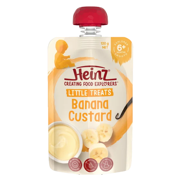 Hỗn hợp nghiền Custard Heinz - Chuối (120g) *giao ngẫu nhiên