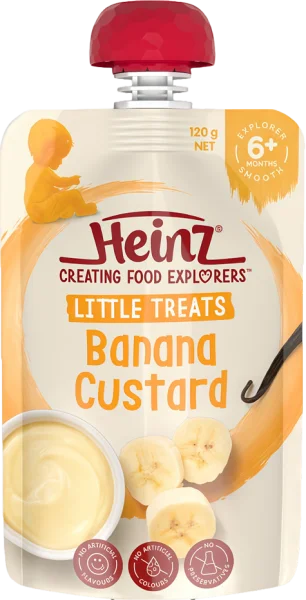 Hỗn hợp nghiền Custard Heinz - Chuối (120g) *giao ngẫu nhiên