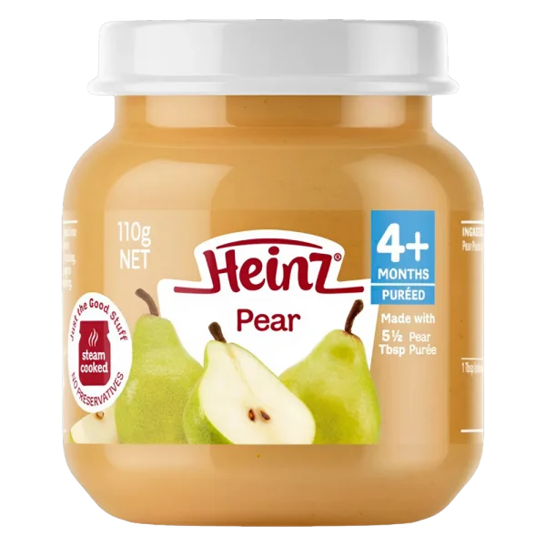 Lê nghiền cho trẻ từ 4 tháng tuổi - Heinz Pear