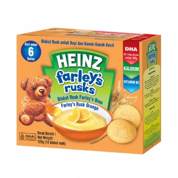 Bánh quy vị cam - Heinz Farley's rusks Orange *giao ngẫu nhiên