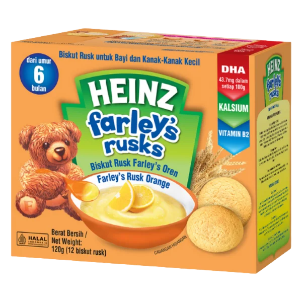 Bánh quy vị cam - Heinz Farley's rusks Orange *giao ngẫu nhiên