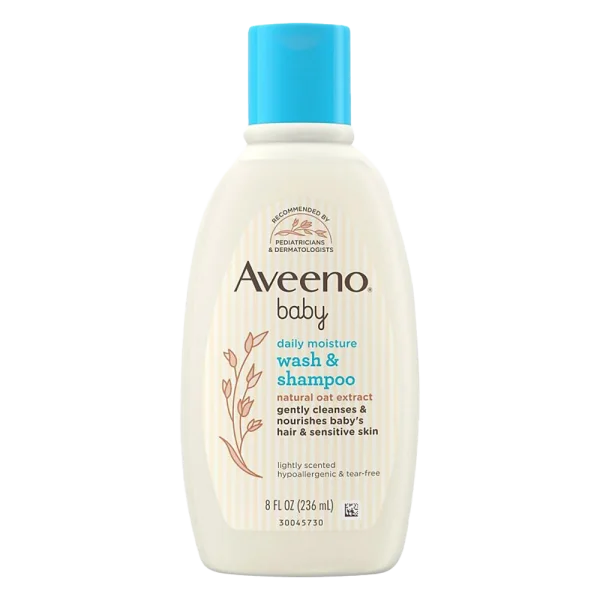 Combo 2 Sữa tắm gội toàn thân cho bé Aveeno Baby Lightly Scented 236ml