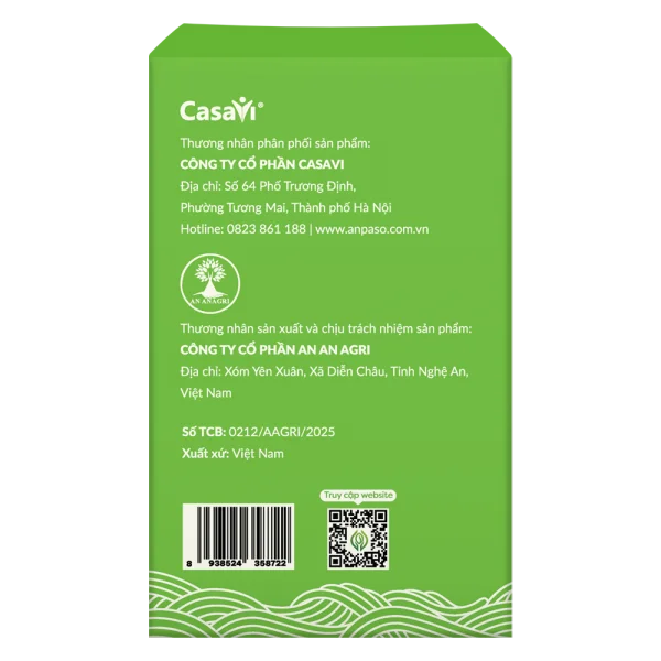 Mì cải bó xôi ăn dặm cho bé Anpaso 120g *giao bao bì ngẫu nhiên