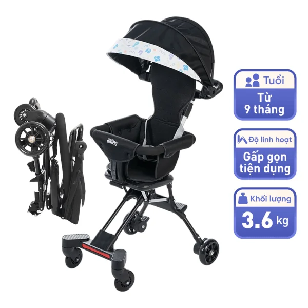 Xe đẩy 2 chiều gấp gọn Animo Compact (BS-T68)