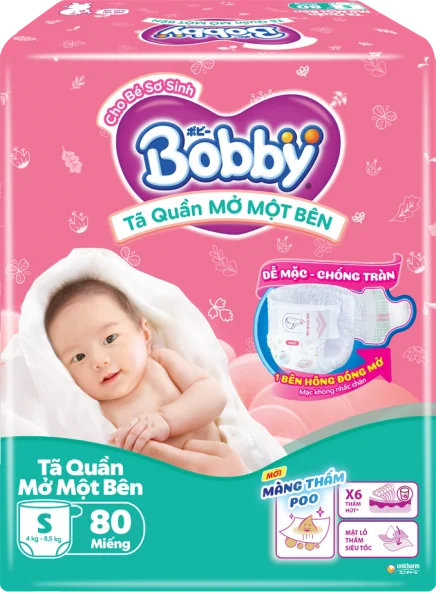 Bobby Quần Mở Một Bên S80 *giao bao bì ngẫu nhiên