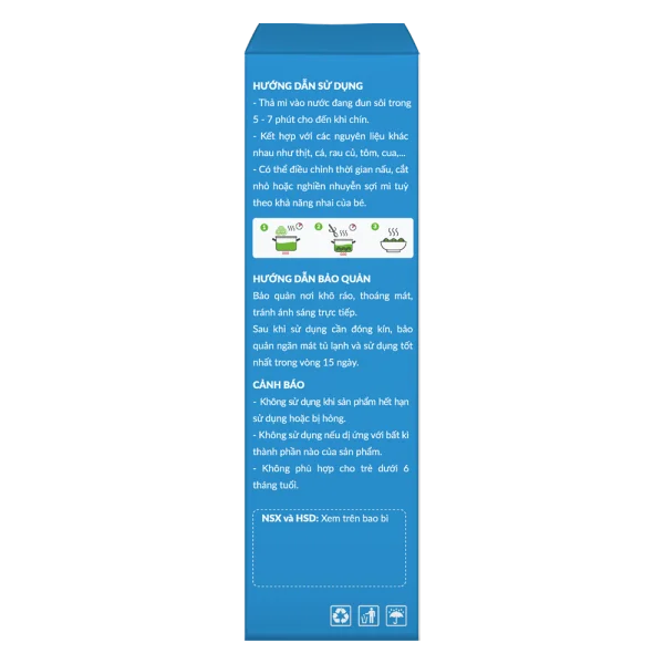 Mì Somen ăn dặm vị rau củ Anpaso 100g *giao bao bì ngẫu nhiên