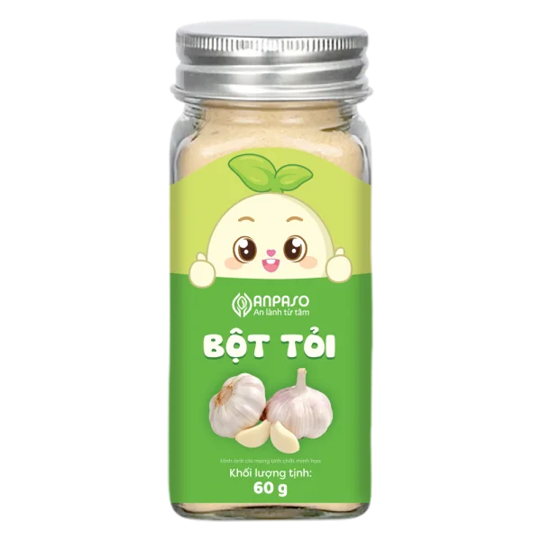 Bột tỏi cho bé Anpaso 60g  *giao bao bì ngẫu nhiên