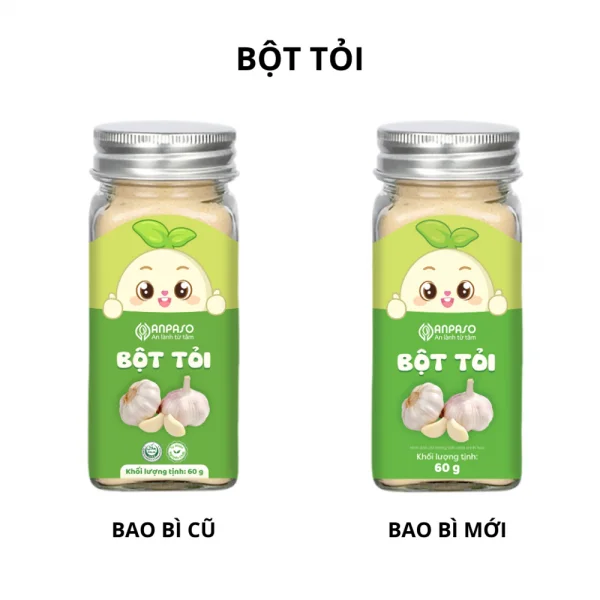 Bột tỏi cho bé Anpaso 60g  *giao bao bì ngẫu nhiên