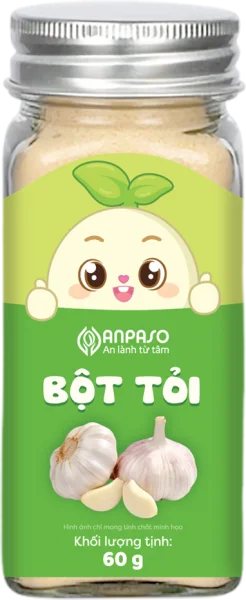 Bột tỏi cho bé Anpaso 60g  *giao bao bì ngẫu nhiên