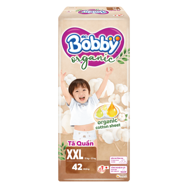 T&atilde; quần Bobby Organic XXL42 Miếng