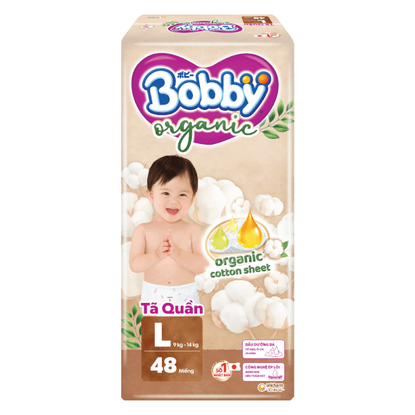 Tã quần Bobby Organic L48 Miếng