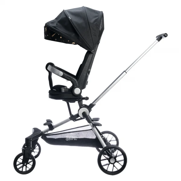 Xe đẩy hai chiều gấp gọn Animo Flexi (Đen)