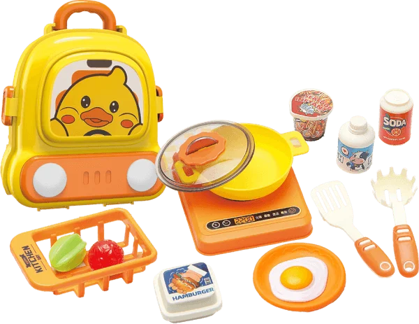 Balo vịt vàng 2in1 nhập vai nhà bếp YN567756 C508