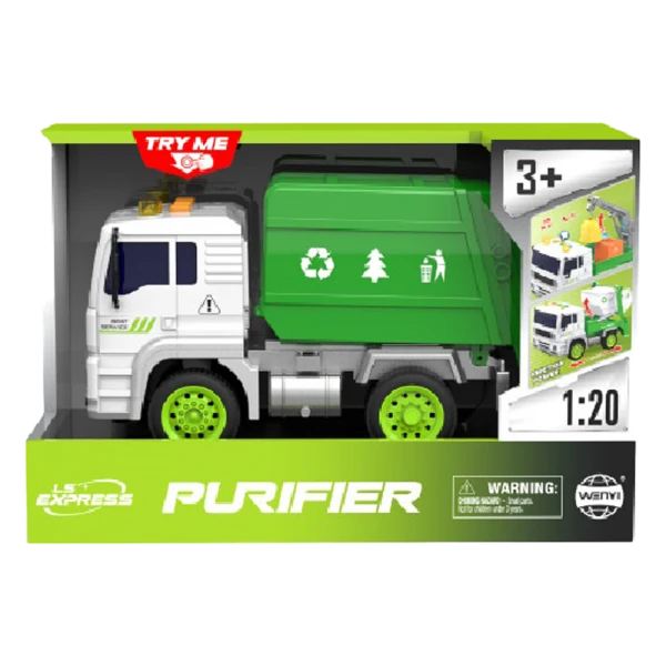 Xe chở rác có âm thanh và đèn YN409019 C509 (Xanh lá)