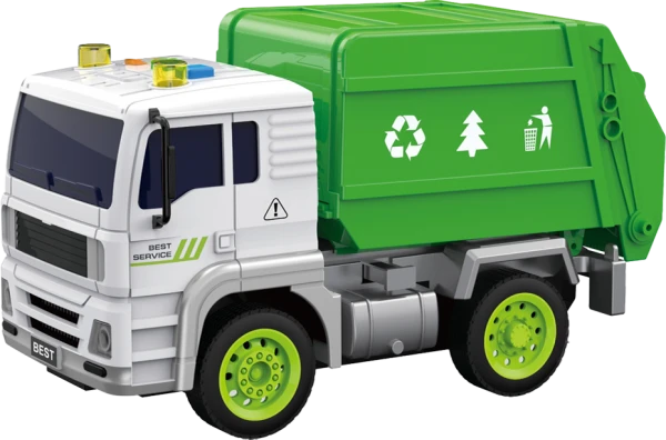 Xe chở rác có âm thanh và đèn YN409019 C509 (Xanh lá)