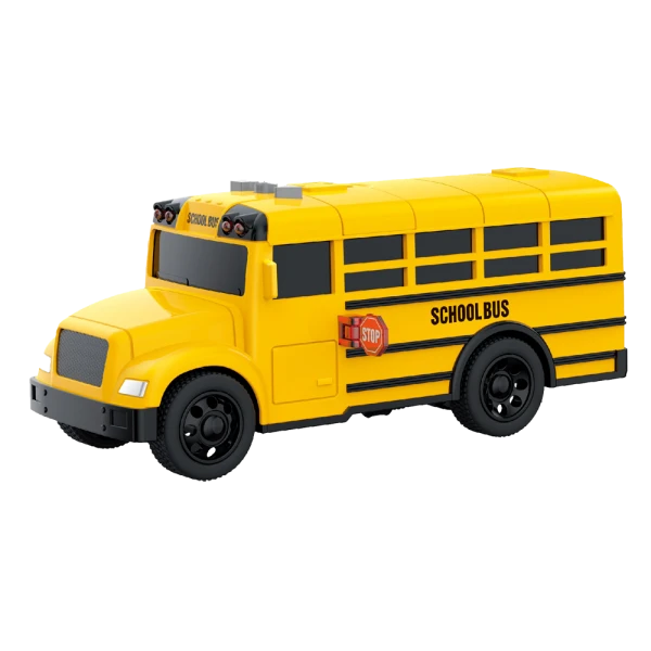 Xe buýt trường học vui vẻ có âm thanh và đèn YN641804 C509 (Vàng)