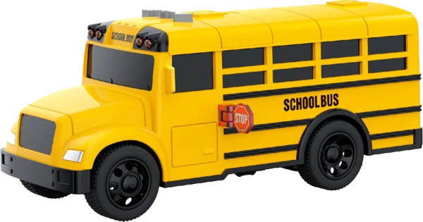 Xe buýt trường học vui vẻ có âm thanh và đèn YN641804 C509 (Vàng)