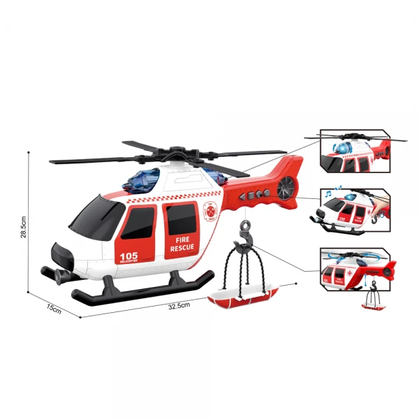 Trực thăng cao cấp có âm thanh và đèn YN625014 C509