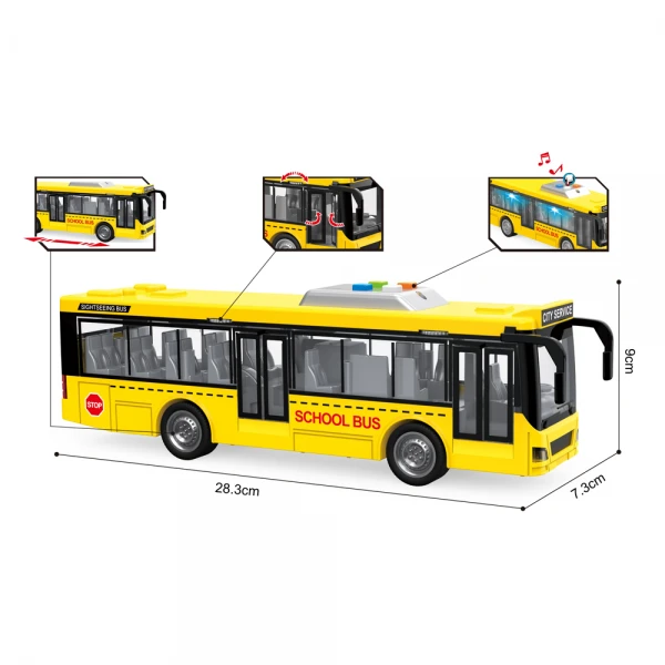 Xe buýt công cộng có đóng mở cửa và âm thành, đèn YN408888 C509