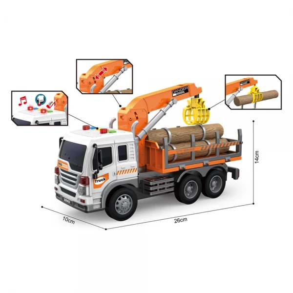 Xe tải kèm cẩu hàng cao cấp có âm thanh và đèn YN487756 C509